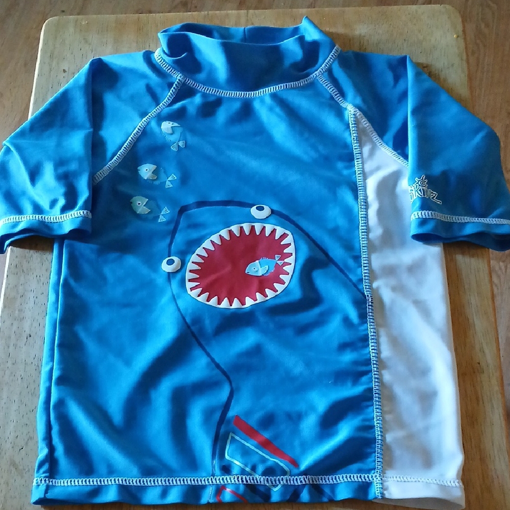 UV Skinz Boys Shark Swim Shirt 6